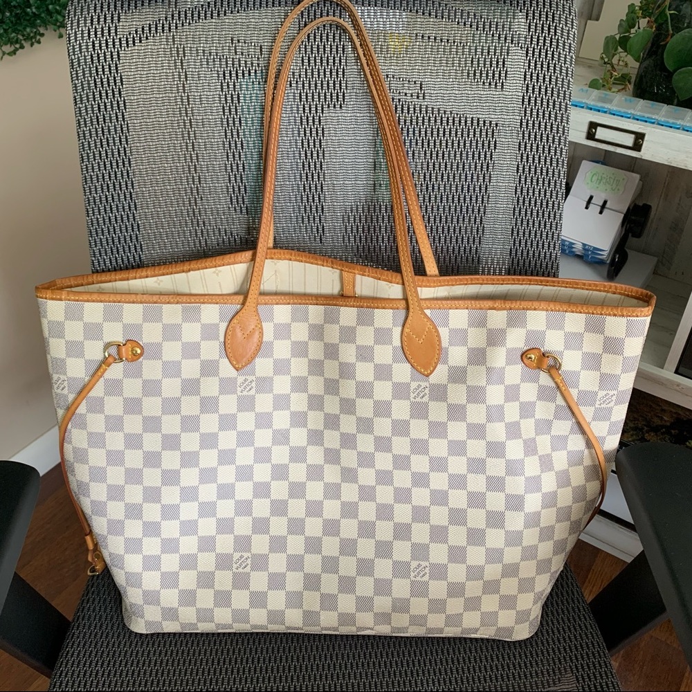 Authentic Louis Vuitton Neverfull GM Damier
